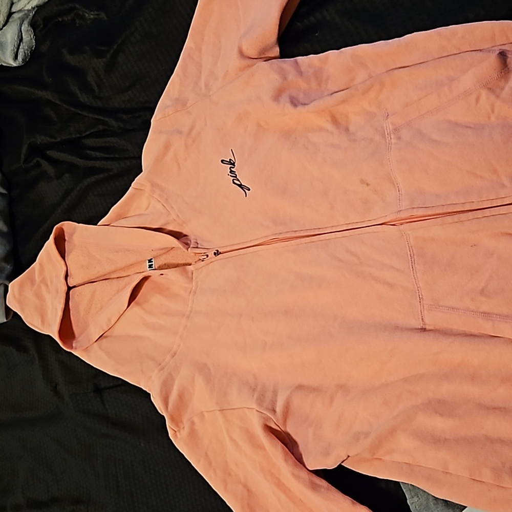 Pink hoodie